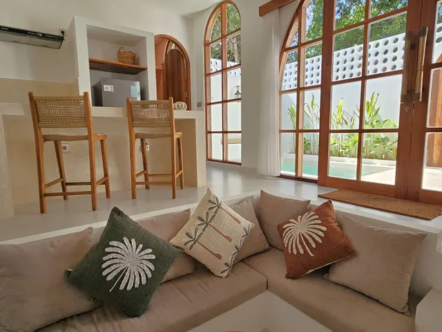 Private villa living area