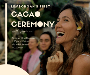 Nusa Lembongan's first cacao ceremony